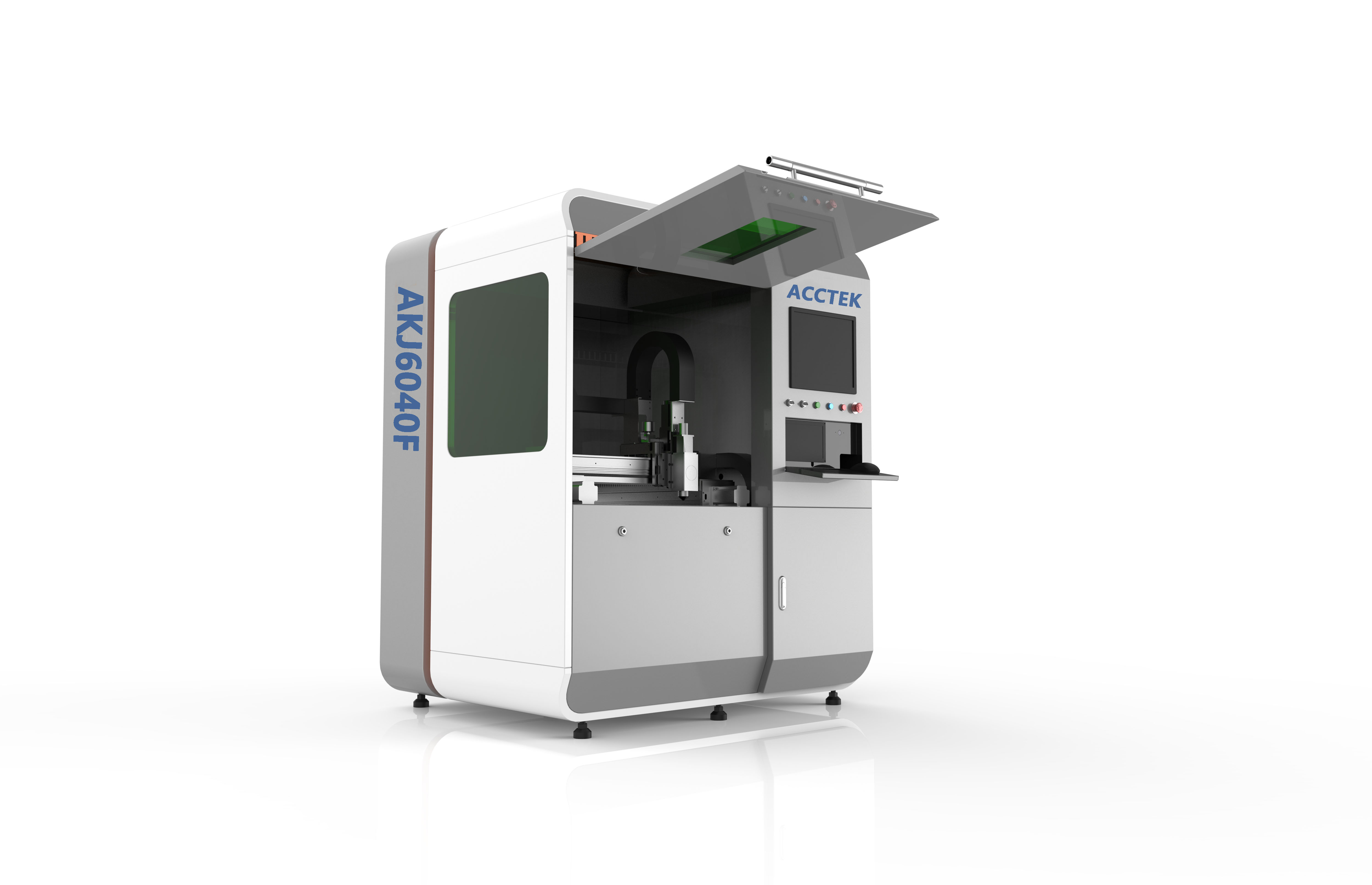 AKJ1390F/AKJ6040F Small size precision fiber laser cutting machine